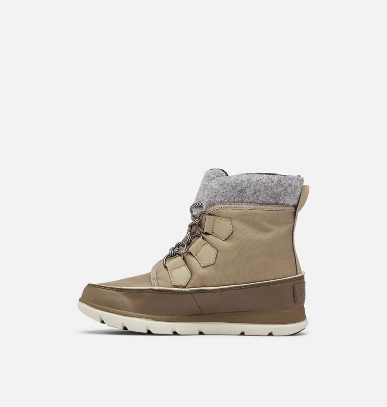 Womens Snow Boots Khaki - Sorel ™ Explorer Carnival Low - 539240-SRT